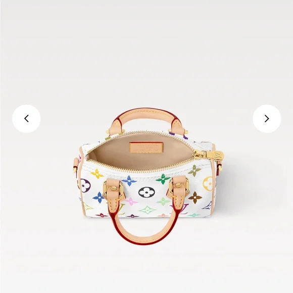 Louis Vuitton Murakami Nano Speedy Multicolor Monogram Handbag New with Tags - Picture 4 of 8